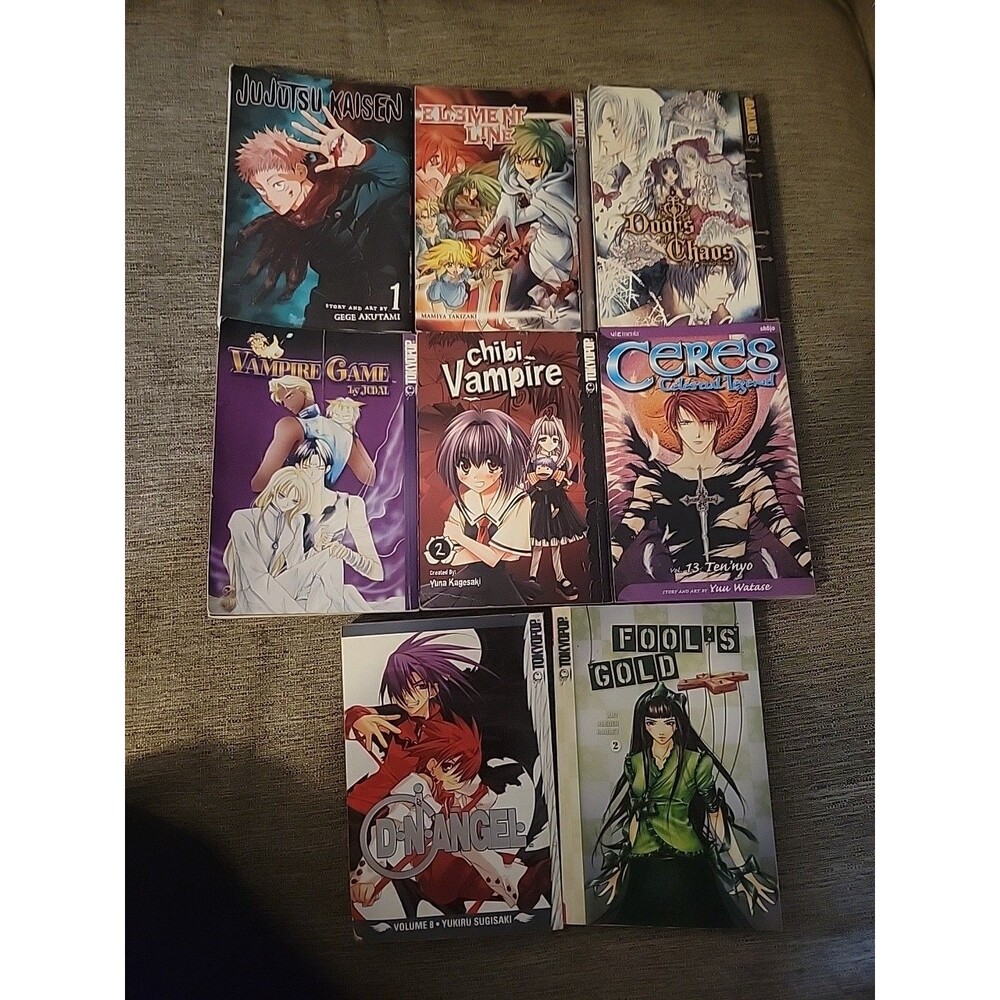Manga Variety Lot of 8 - Fantasy Vampire Teen? Akutami Judal Kagesaki Watase ++
